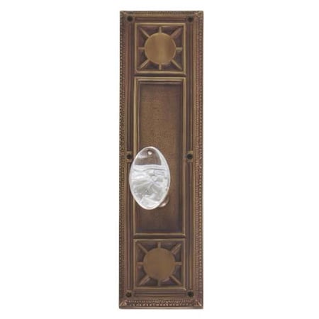 Interior Door Plate Passage Set- 2.75 In. Backset - Satin Nickel